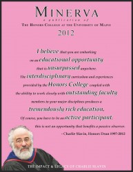 MINERVA 2012 edited by Emily Ann Cain '02