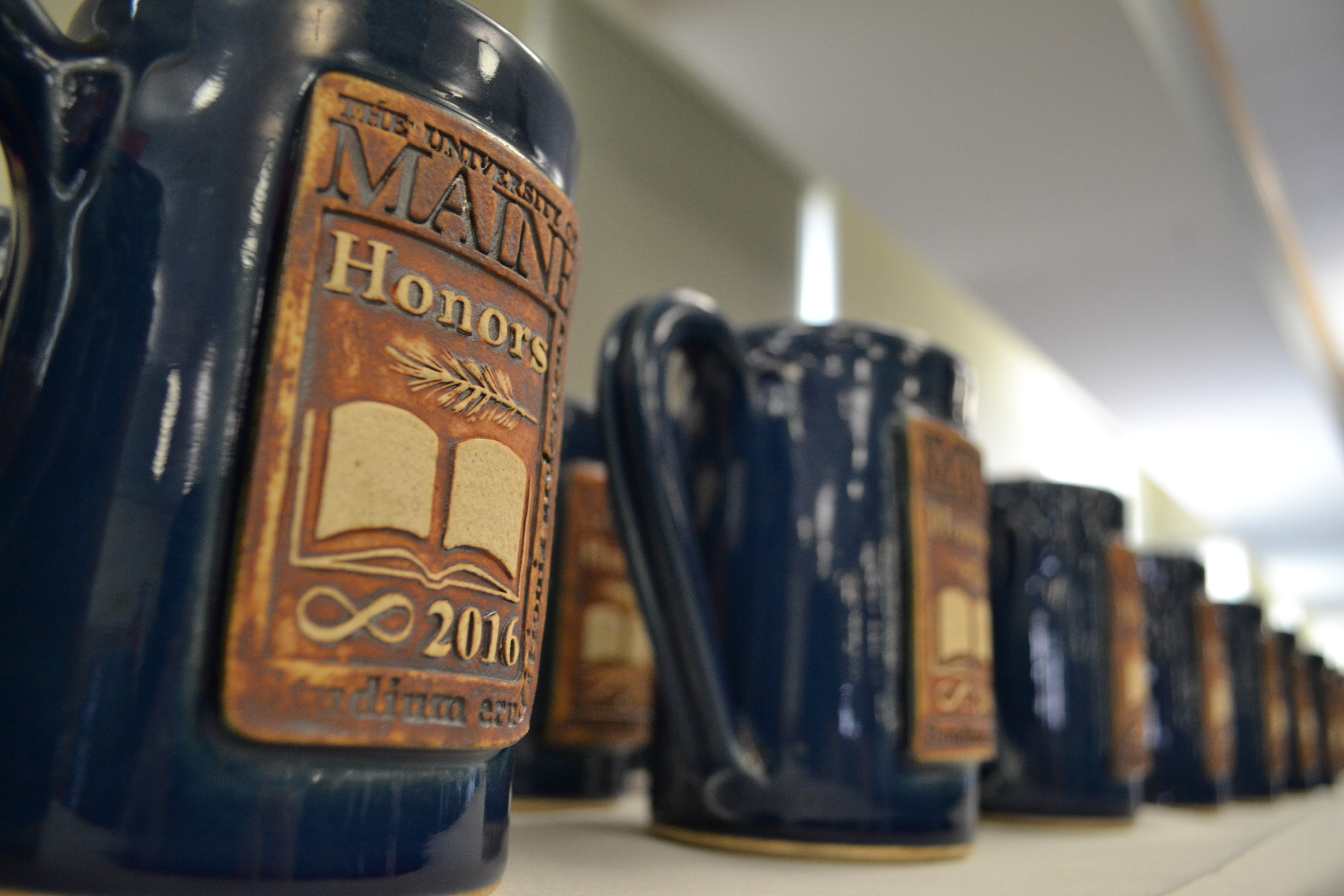 Honors Steins presented to Honors Graduates at the celebration.