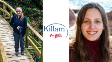 A photo of the two Killam fellows. Left: Abigail Muscat, Right: Sarah Marcotte
