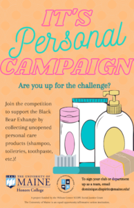 It's Personal Campaign Competition Flyer