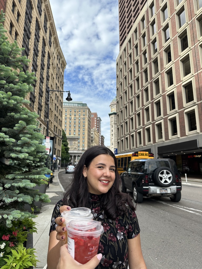 Photo of Carissa Furtado in an urban setting